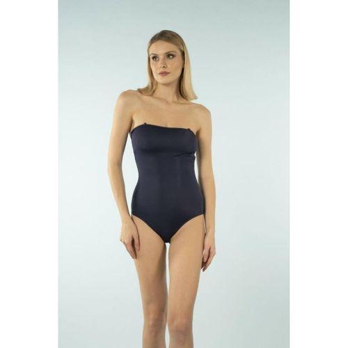 Estiva 2538-102 Lacivert Straplez İp Askılı Mayo