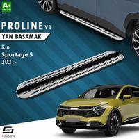 S-Dizayn Kia Sportage 5 OEM Still Pro V2 Aluminyum Yan Basamak 173 Cm 2021 Üzeri