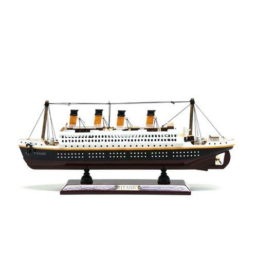 Özel Tasarım Ahşap Işıklı Titanik Gemi