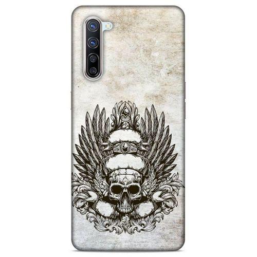 Lopard Oppo Reno 3 Pro 5g Uyumlu Kılıf Tattoo's (6) Silikon Kılıf Siyah Gri