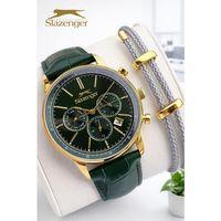 Slazenger Deri Kordon İç Fonksiyonları Aktif 10 Atm Suya Dayanıklı Erkek Kol Saati ESL.9.2539.03