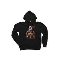 F1 Redbull Max Verstappen Siyah Kapşonlu Sweatshirt Hoodie