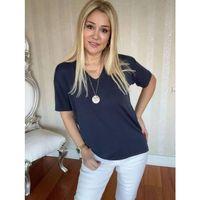 Kadın Kısa Kollu V Yaka Bluz