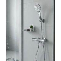 Çok Fonksiyonlu 4 Modlu El Duşu Başlığı Krem Duş Seti Spiral Hortumlu