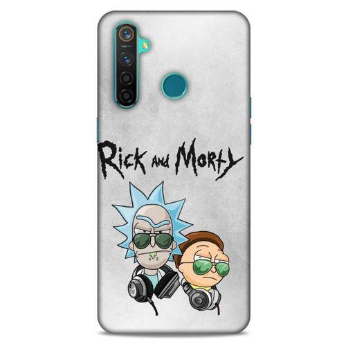 Realme 5 Pro Uyumlu Kılıf Rick And Morty (4) Koruma Kılıfı Eye Patch Morty
