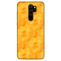 Mermer Desenli (10) Tema Full Koruma Kılıfı Turuncu Xiaomi Redmi Note 8 Pro Kılıf