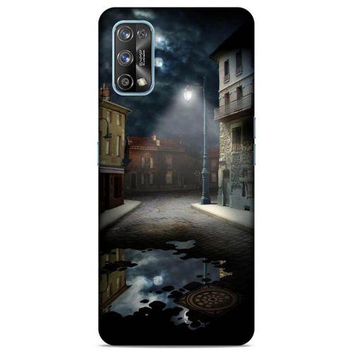 Lopard Oppo Realme 7 Pro Uyumlu Kılıf Manipülasyon ☻ (25) Antişok Kapak Baskılı