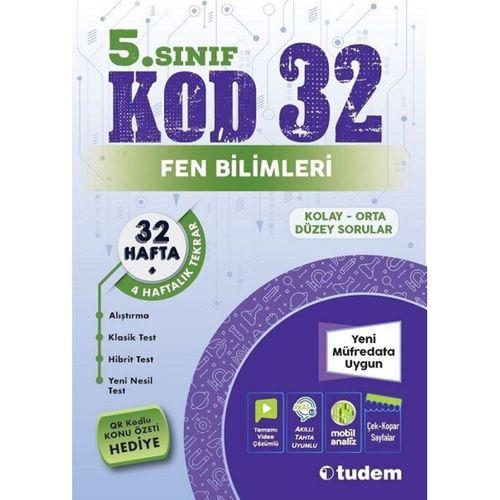 5. Sınıf Fen Bilimleri Kod 32 Tekrar Testleri Tudem Yayınları