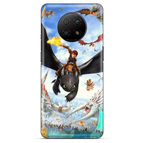 Xiaomi Redmi Note 9T Kılıf Dragons (32) Soft Silikon Kılıf Ejderhanı Nasıl Eğitirsin