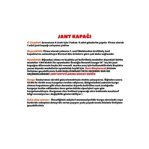Ford Transit 14'' Inç Uyumlu Jant Kapağı 4 Adet 1 Takım 1005