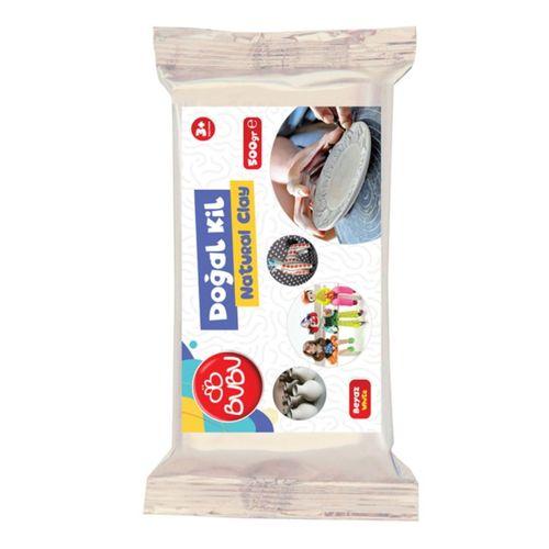 Bubu Doğal Kil Seramik Hamuru 500Gr Beyaz - 2 aadet