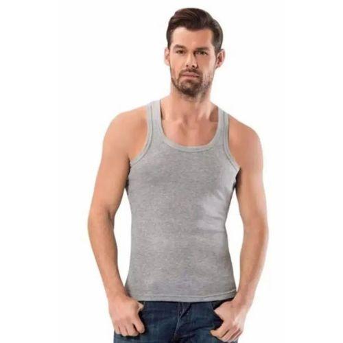 Kalın Askılı Klasik Erkek Atlet Gri - 1151A