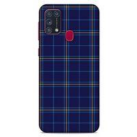 Gömlek (10) Desenli Silikon Kapak Telefon Kabı Samsung Galaxy M31 Kılıf