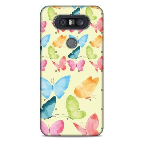 Animax Kelebek Suluboya LG K41S - K51S Kılıf Desenli Silikon