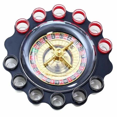 12'li Shot Bardaklı Rulet Oyunu Siyah Alk2547