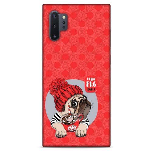 Animax Bereli Pug Samsung Galaxy Note 10 Plus Kılıf Desenli Silikon