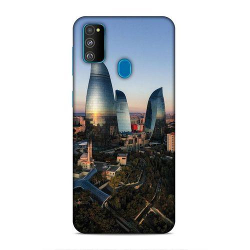 Samsung Galaxy M30s Uyumlu Kılıf Azarbaijan (32) Soft Silikon Kılıf Azerbaycan Kuleleri
