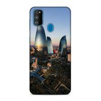 Samsung Galaxy M30s Uyumlu Kılıf Azarbaijan (32) Soft Silikon Kılıf Azerbaycan Kuleleri