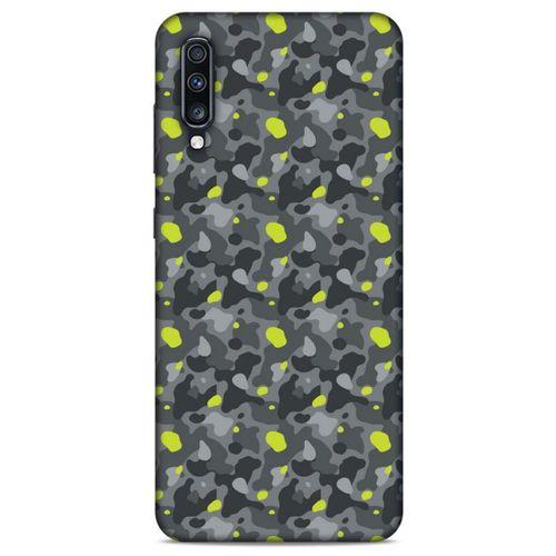 Kamuflaj 100 Samsung Galaxy A70 Kılıf Silikon Kapak