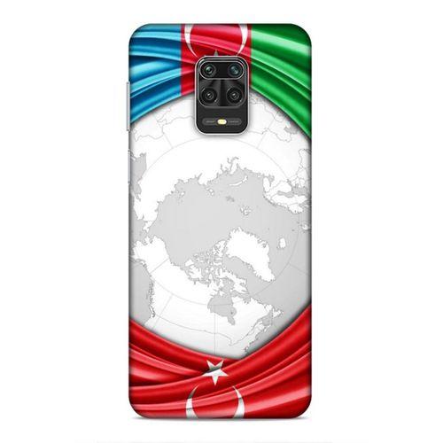 Xiaomi Redmi Note 9 Pro Uyumlu Kılıf Azarbaijan (17) Tasarım Kılıf Dünya Bayraklar
