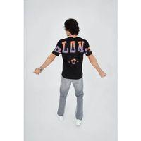 Erkek Ön Ve Arka Baskılı T-Shirt - Siyah