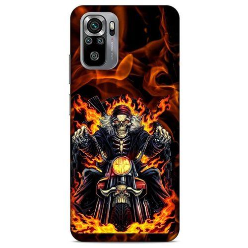 Xiaomi Redmi Note 10 Uyumlu Kılıf Motorsiklet (10) Full Koruma Kılıfı Harley Davidson