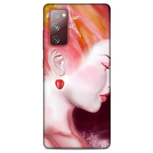 Samsung Galaxy S20 Fe Uyumlu Kılıf Pembe Delisi (26) Tpu Silikon Kılıf Kiraz