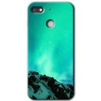 Potkal Hediye Fabrikası General Mobile GM 8 Go HD Baskılı Kılıf + 9D Tam Ekran Koruyucu - Aurora