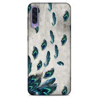 Samsung Galaxy A50s Kılıf Desenli Özel Seri Tüyler (16) Kalın Kılıf