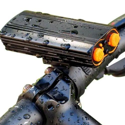Şarj Göstergeli Uzun Menzil Su Geçirmez LED Bisiklet Feneri 1600 Lumen