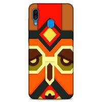 Lopard Samsung Galaxy A30 Uyumlu Kılıf Soyut Sanat (6) Desenli Silikon Kılıf