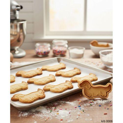 Sevimli Kopek Sekillendirici Kalip Kurabiye Hamur Kesici Oyun ve Seker Hamuru Seti