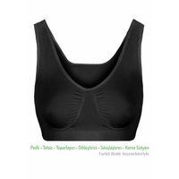 Alışveriş Meydanı Kadın Siyah Pedli Kalın Askılı Dikleştirici Sıkılaştırıcı Toparlayıcı Sütyen Korse