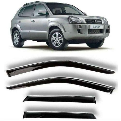 Hyundai Tucson Uyumlu 2004 2014 Kromlu Cam Rüzgarlığı Parça