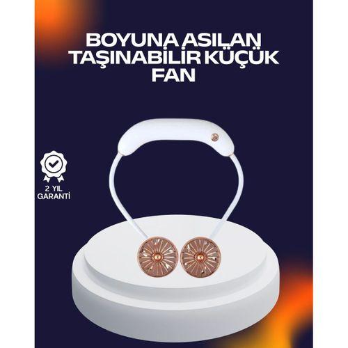 Usb Şarjlı Katlanabilir Mini Boyun Fanı 1–3 Saat Kullanım