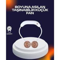 Usb Şarjlı Katlanabilir Mini Boyun Fanı 1–3 Saat Kullanım