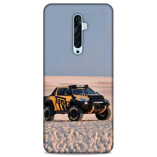 Lopard Oppo Reno 2z Uyumlu Kılıf PickUpX (44) Tough Armor Kılıf Turuncu Siyah