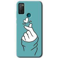 TCL 20E Kılıf HD Desen Baskılı Arka Kapak - Mutluluk