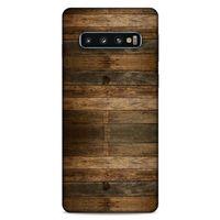 Lopard Samsung Galaxy S10 Uyumlu Kılıf Wood'X (19) Kılıfları Baskılı