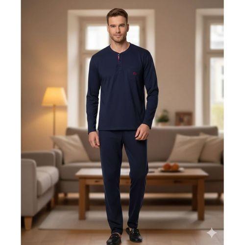 Pijalux Uzun Kollu  Erkek  Pijaması 2053