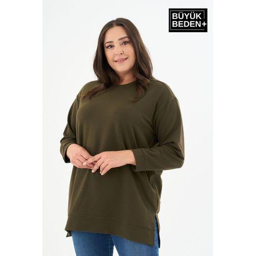 Kadın Tunik Büyük Beden  Sweatshırt SPR26BTK950