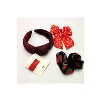 Renkli Desenli Taç Toka Bandana Set