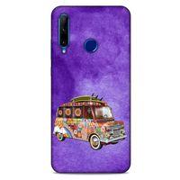 Retro (39) Desen Liquid Crystal Kılıf Renkli Huawei Honor 20 Lite Kılıf