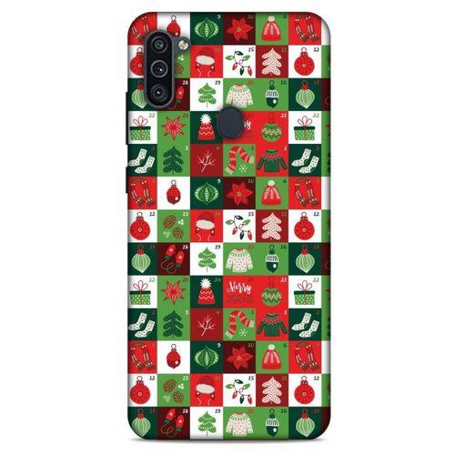 Yılbaşı Süsleri 07 Samsung Galaxy M11 Kılıf Silikon Kapak