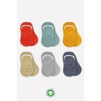 Bistyle 6'lı Mix Babet Çorap 30101 Kiremit