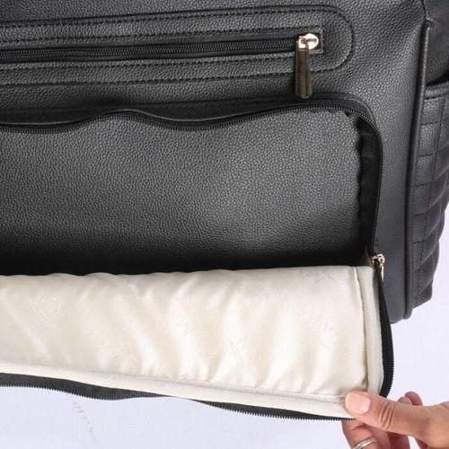 M&Y M&Y Juno Deri Anne Bebek Bakım Çantası 7281 Siyah