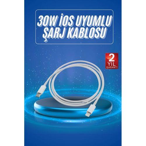 Type-c Ligtning 30w İos Şarj Kablosu Hızlı Şarj Kablosu