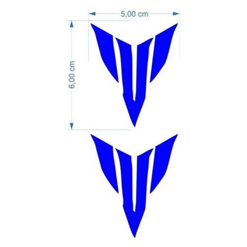 YAMAHA Yamaha Mt Logo 5 X 5 Cm Mavi Sticker 2 Li