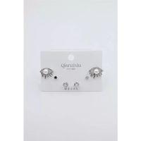 Çoklu Set Küpe - Gümüş