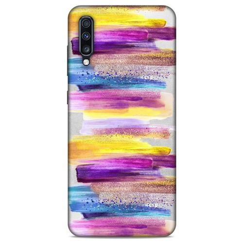 Samsung Galaxy A70 Uyumlu Kılıf Mor Delisi (18) Telefon Kılıfları Suluboya